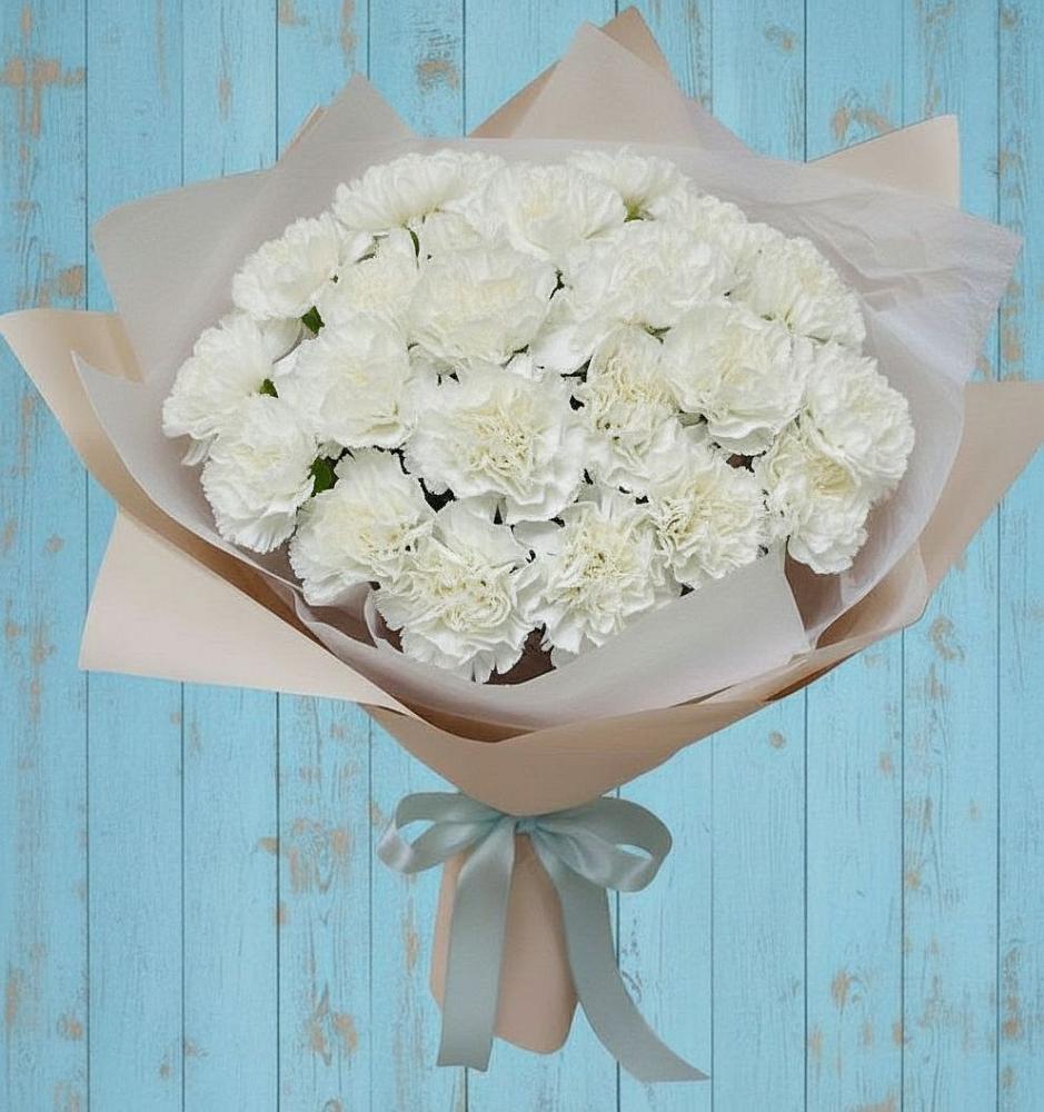 Букет цветов из: Гвоздики в Катав-Ивановске