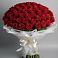 Букет 101 Красная роза Блэк Мэджик в Катав-Ивановске