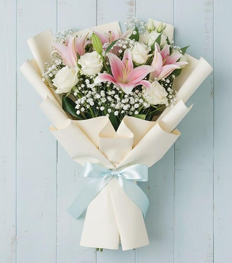 Букет цветов из: Лилии в Катав-Ивановске