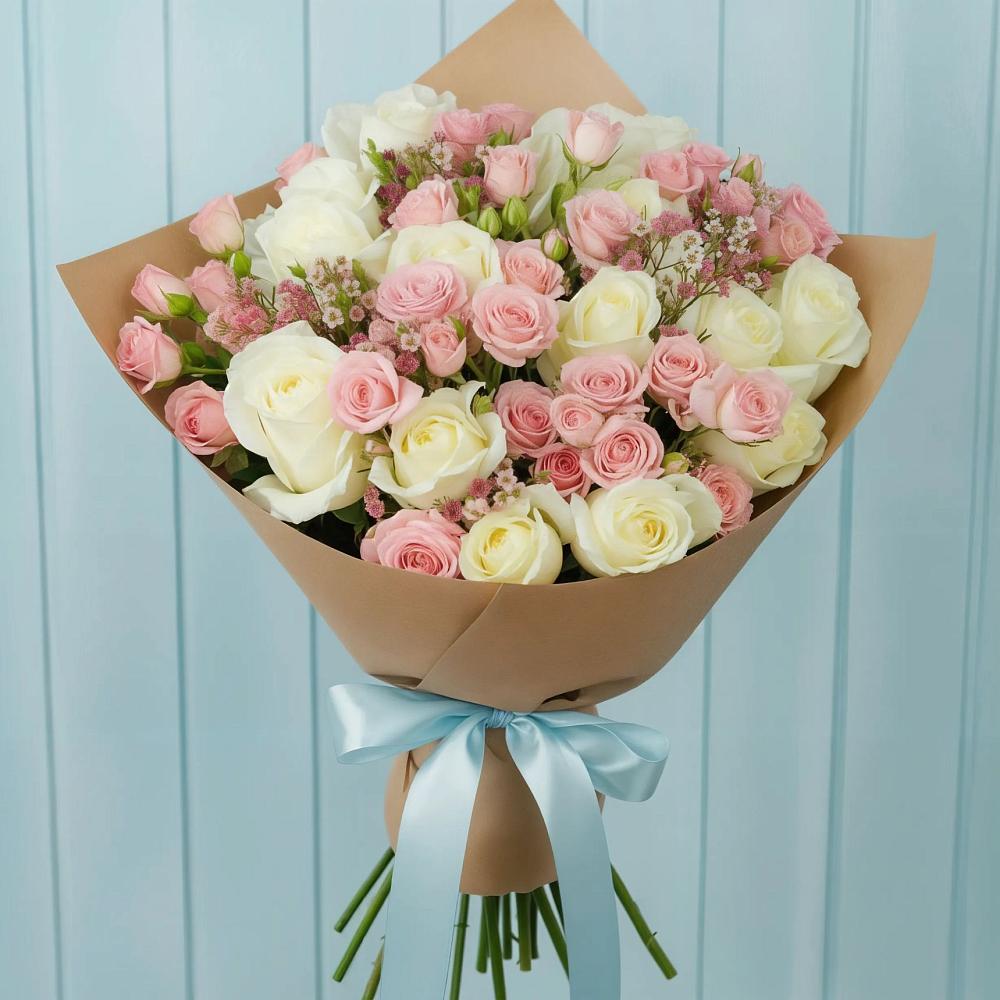 Букет цветов из: Розы в Катав-Ивановске