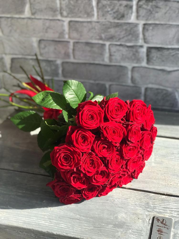 Букет Красные розы Фридом в Катав-Ивановске