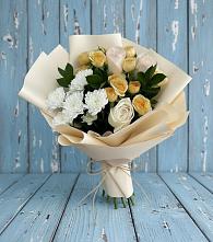 Букет цветов из:  Розы и Хризантемы #REPLACE_PRED# Катав-Ивановске