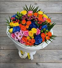 Букет цветов из:  Розы и Хризантемы #REPLACE_PRED# Катав-Ивановске