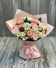 Букет цветов из:  Гвоздики, Розы и Хризантемы #REPLACE_PRED# Катав-Ивановске