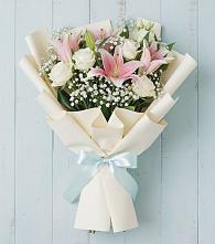 Букет цветов из:  Лилии в Катав-Ивановске