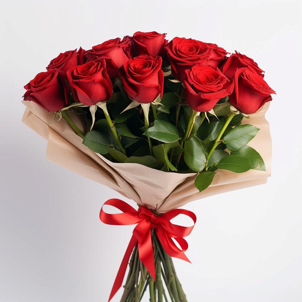 Букет 11 Красных роз Эдлесс Лав в Катав-Ивановске